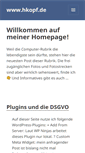 Mobile Screenshot of hkopf.de